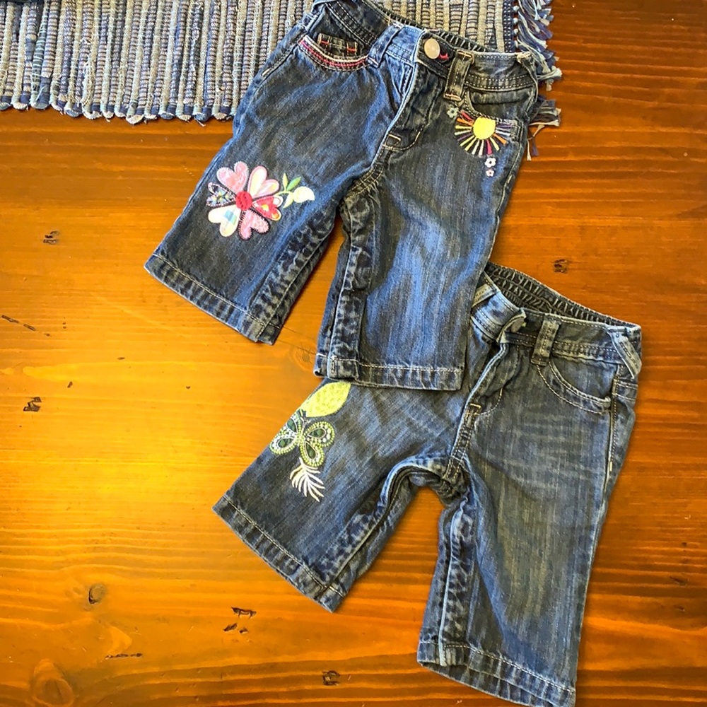 Gap - 3-6 month baby denim,‎ embroidered